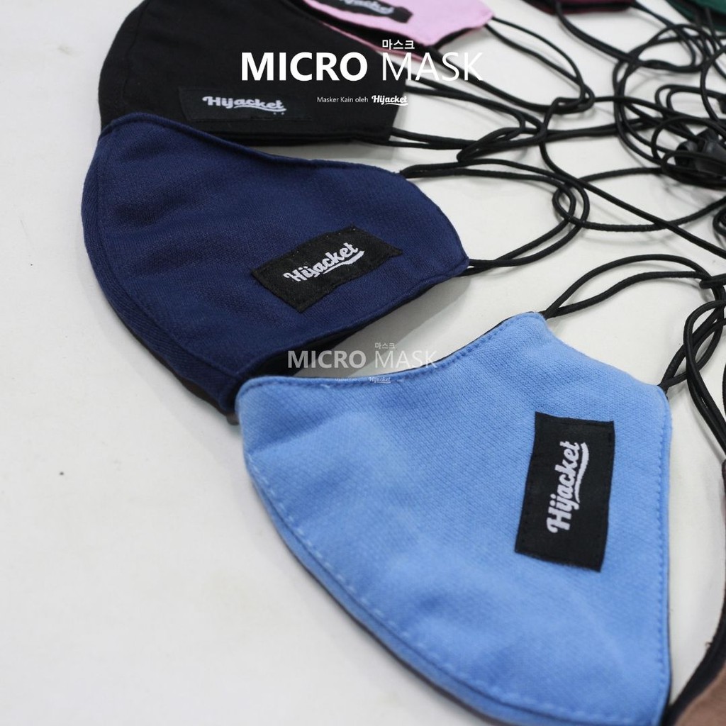 Masker Kain 2 Ply Pria Wanita Hijacket Non Sensi Kn95-6