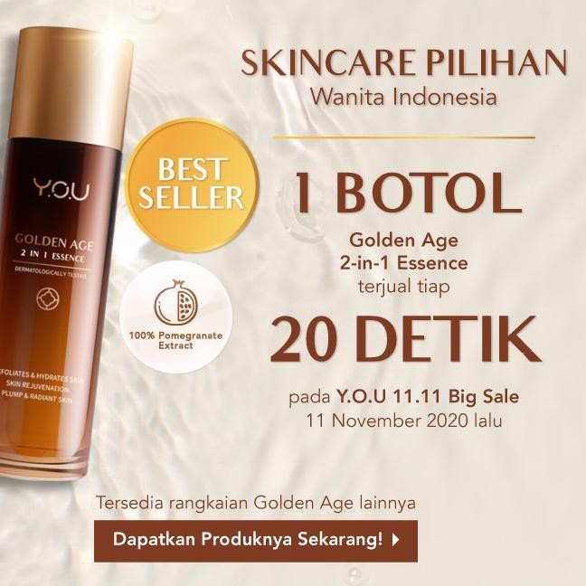 Bigsale [NOW  Disc s/d 90%] YOU Golden Age 2 in 1 Essence 100ml [1 Step for 8 Skin Solution]
