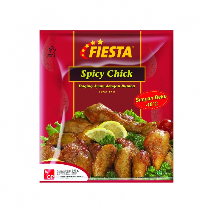 AYAM GORENG PEDAS FIESTA SPICY CHICK 500GR HALAL