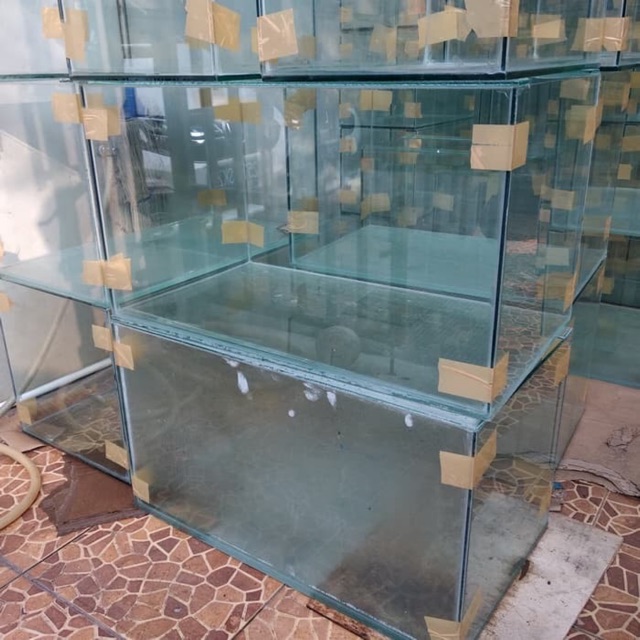 AQUARIUM KACA UKURAN 70x40x40cm