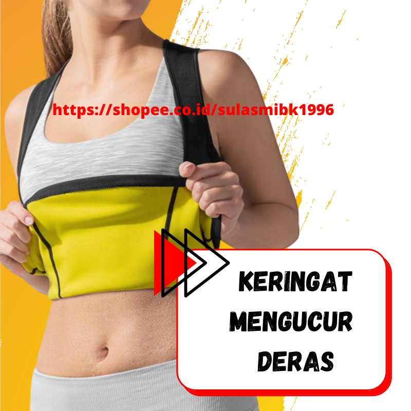 Korset Bakar Lemak Perut Cami Hot Shaper Neotex Original Korset Pengecil Perut Pembakar Lemak