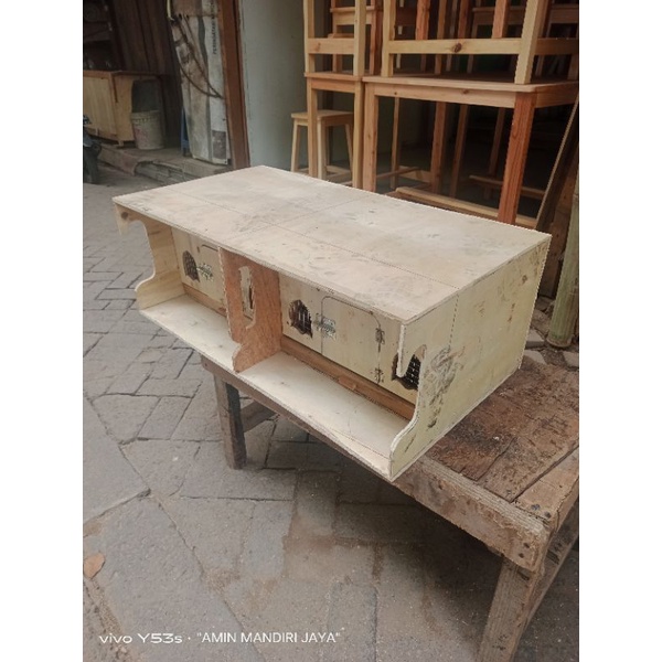 kandang burung dara 2 pintu