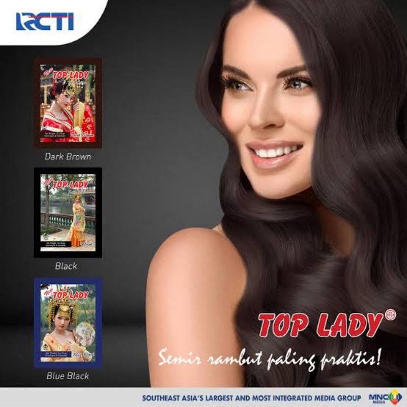 PROMOOO... TOP LADY SEMIR RAMBUT HITAM PRAKTIS HAIR DYE & SEMIR NATURAL