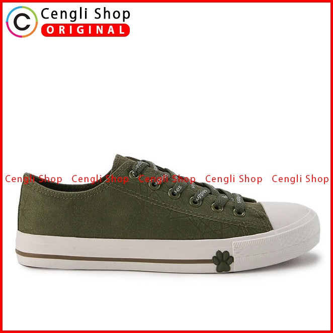 SEPATU SNEAKER WANITA HUSH PUPPIES ORIGINAL CASUAL BRANDED GREEN HW79