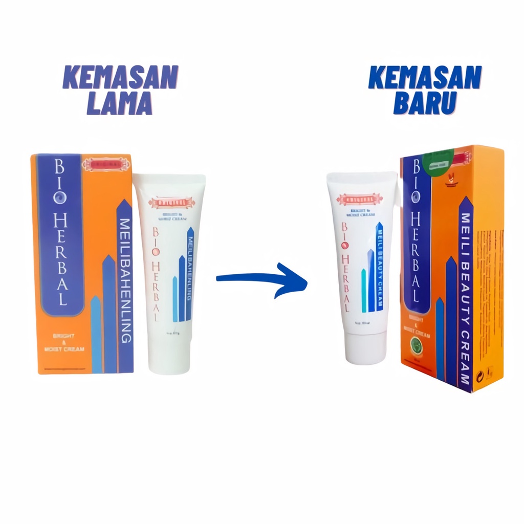 Obat Cream Penghilang Bekas Luka Lama Hitam Koreng Bopeng Meilibahenling Bio Herbal Original BPOM