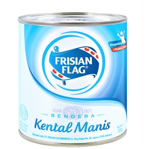 

SUSU KENTAL MANIS FRISIAN FLAG 370 GR SUSU BENDERA KALENG