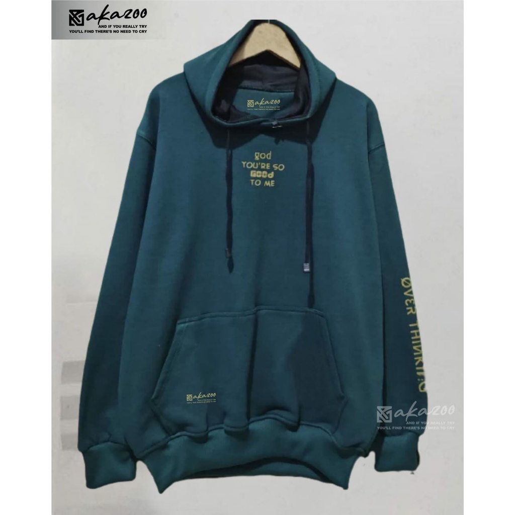 sweater cowok distro original 100% wana hijau god you,re so good to me gambar tangan sablon gold hoodie pria aesthetic distro 2021 switer hoodie oversize korea stylejamper cowok terbaru distro ori sweater bts cowok terbaru unisex xxl premium akazoo offic