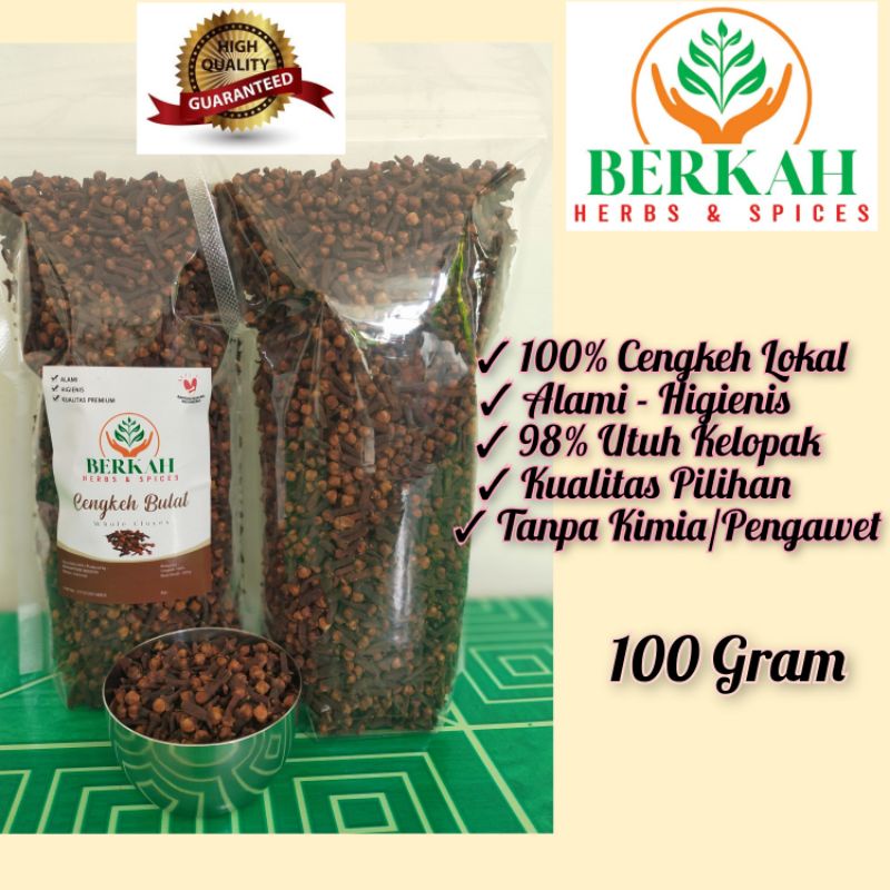 

Cengkeh Kering Alami Asli 100g / Cloves / Rempah Jsr Kualitas Premium