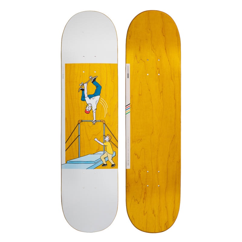 OXELO Bruce 120 Deck Skateboard 8.25 Inch