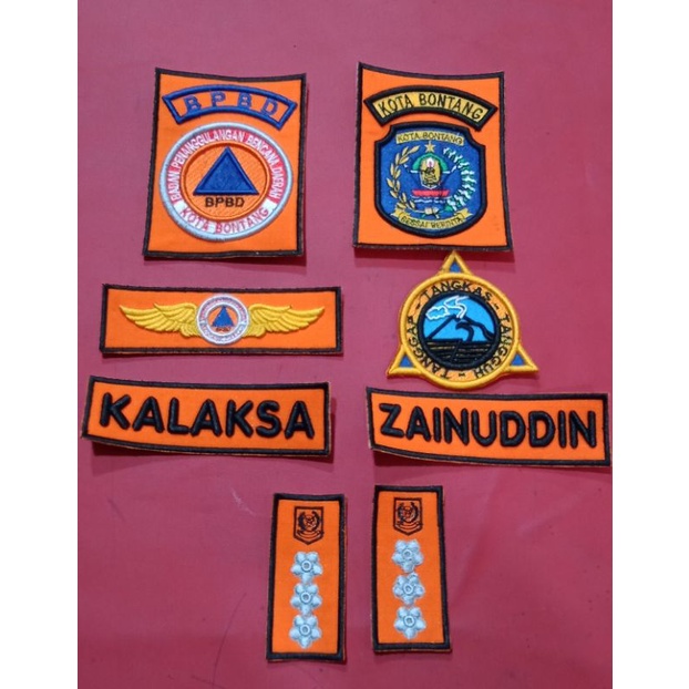 SATU SET BORDIRAN BPBD