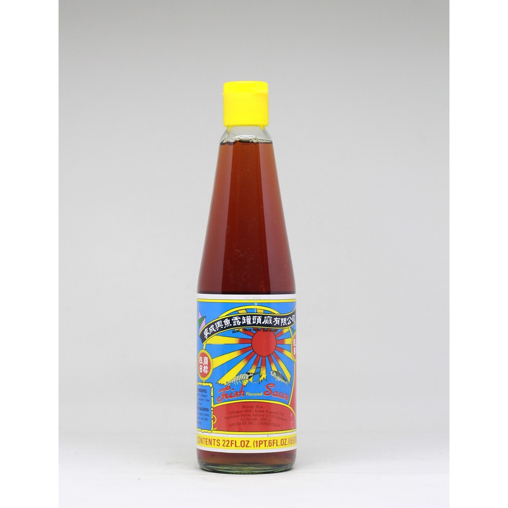 

KECAP IKAN MATAHARI Fish Soy Sauce Hong Kong Botol – Lee Seng Heng – TTS Sun Brand (650 ML)