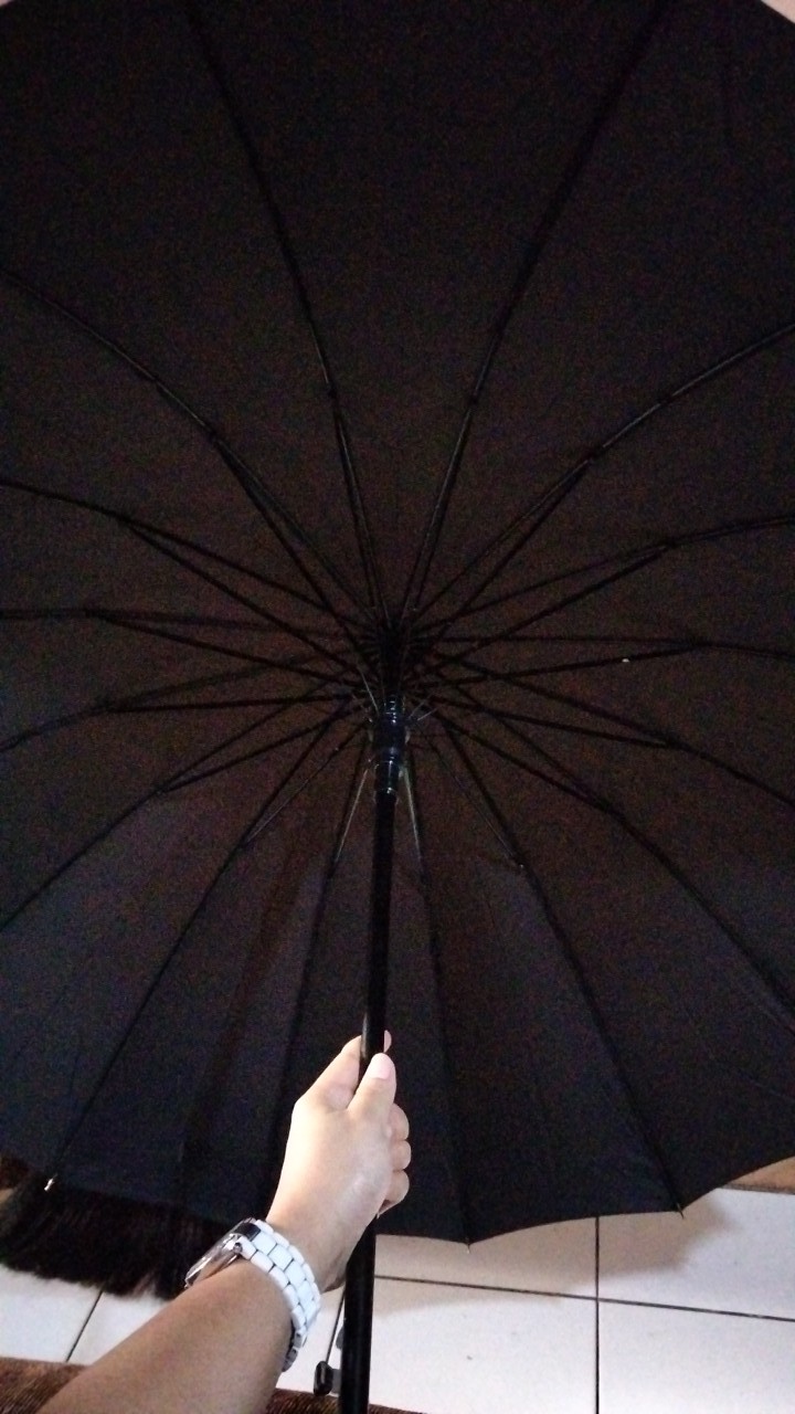 Payung Unik Keren Samurai Hitam Jumbo Funnny Umbrella