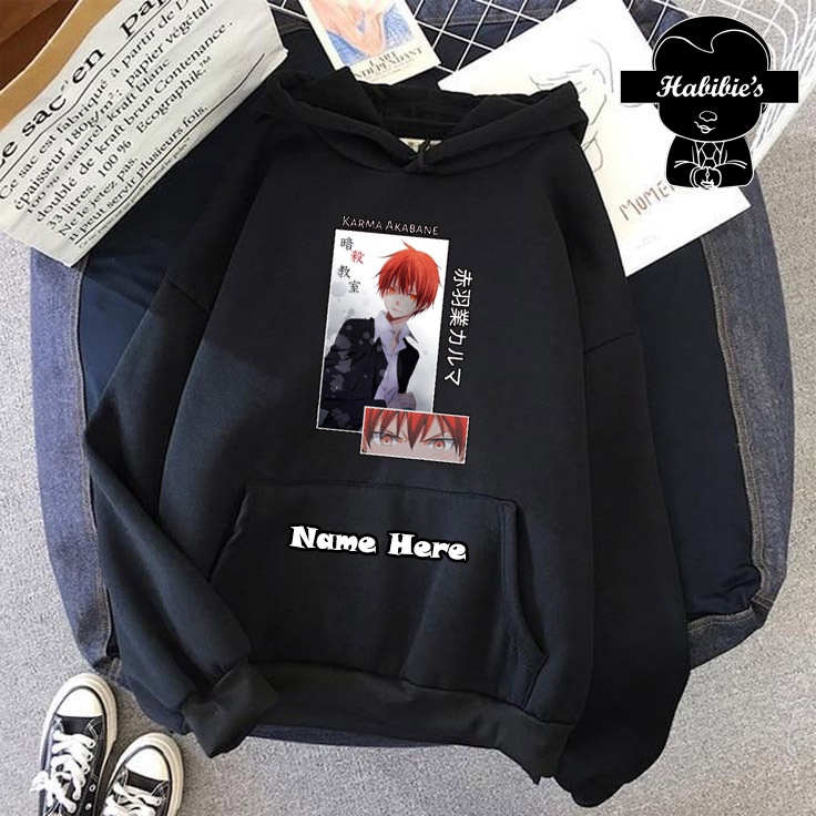 Jaket Hoodie Anak Laki Laki Anime ASSASSINATION CLASSROOM Karma Akabane Japan 102 - Habibie's