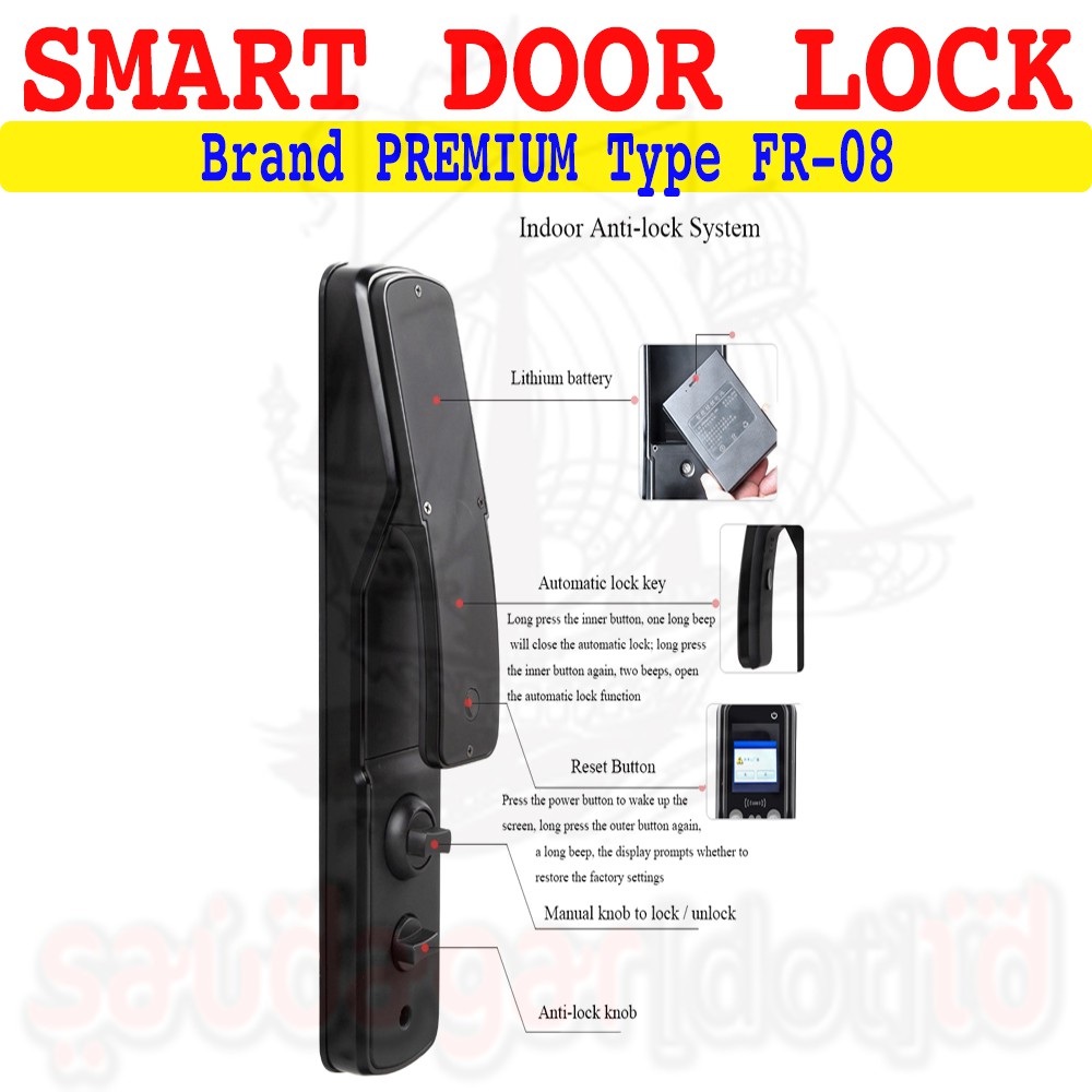 KUNCI PINTU DIGITAL - DIGITAL DOOR LOCK - FACE + FINGERPRINT