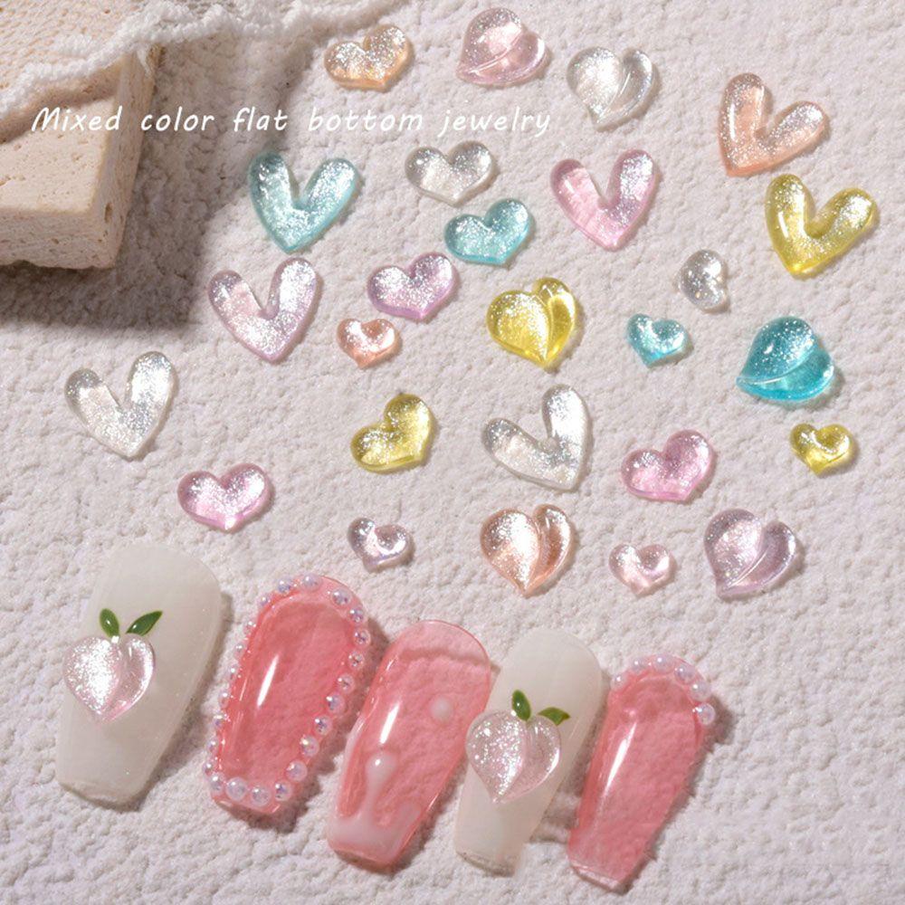 AUGUSTINA Agustin 3D Nail Art Rhinestones Charm Color Manicure Aksesoris Kristal Jepang DIY Ornamen