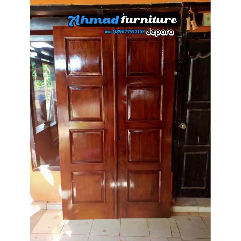 PINTU UTAMA +KUSEN KAYU JATI