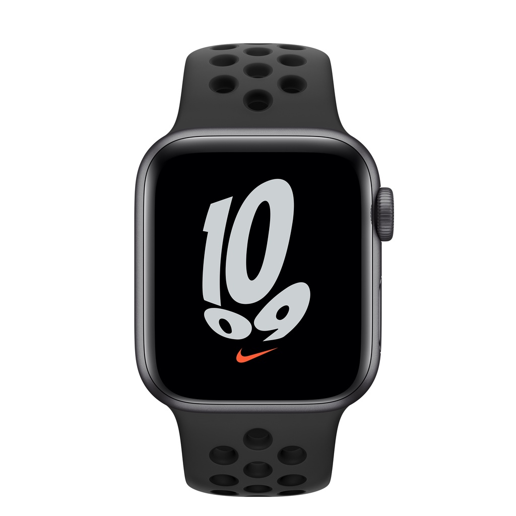 Watch SE 40mm Space Gray Alum with Anthracite/Black Nke Band