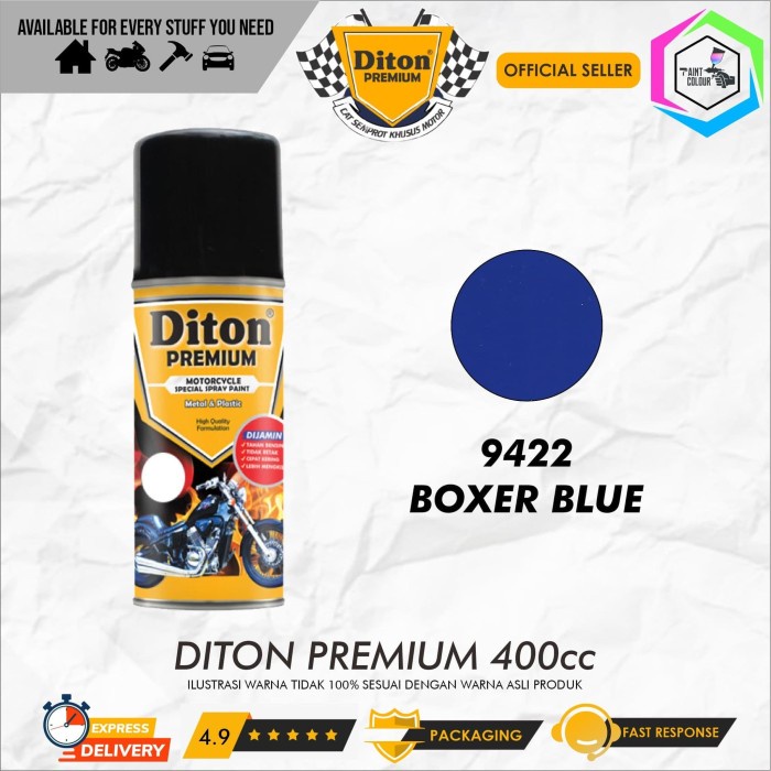 Diton PREMIUM 9422 Boxer Blue Cat Semprot /Pylox/Samurai Helm/Motor