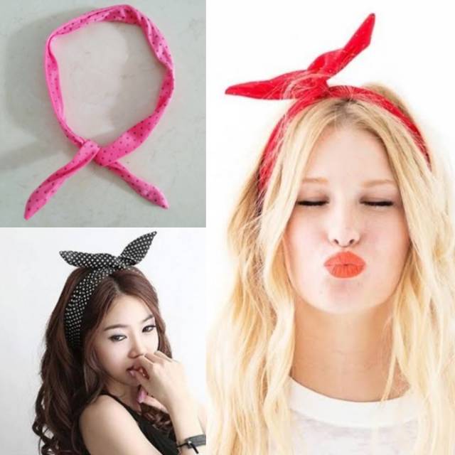 BANDO KAWAT IKAT RAMBUT POCONG BELUDRU MOTIF