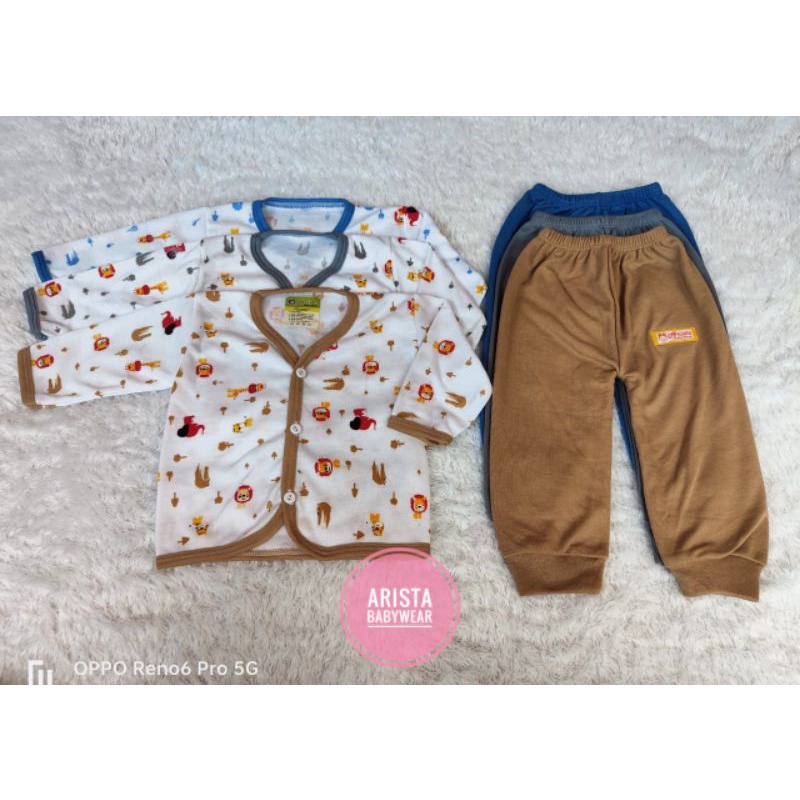 ARISTAbaby - paket 18pcs/9stel baju+celana bayi MOTIF TERBARU