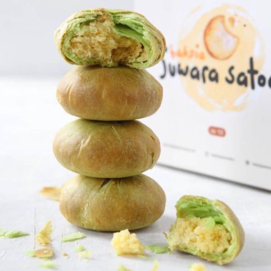 

Bakpia Kering Rasa Pandan Juwara Satoe Yogyakarta (10 pcs)