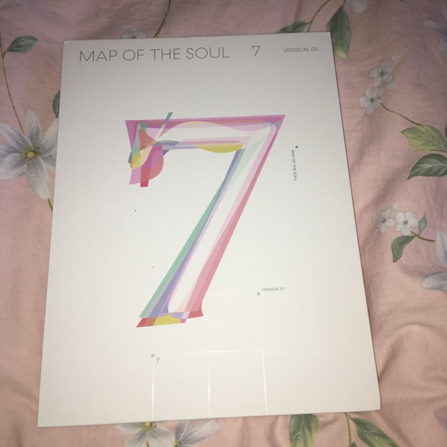 PRESALE ALBUM BTS [MAP OF THE SOUL 7 ver.1] photo card TAEHYUNG + Poster