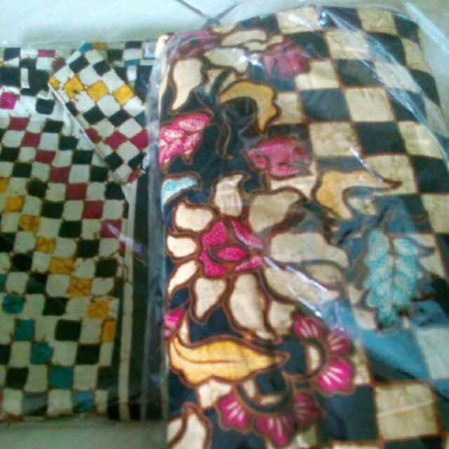 Gamis Batik Catur Kembang Modern Bahan Katun Mataram Primisima