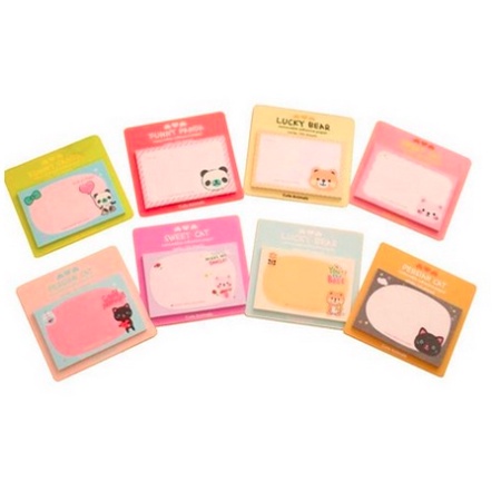 

Memo Karakter Lucu Notebook Sticky Notes Tempelan Catatan Mini Memo Note Karakter Animal