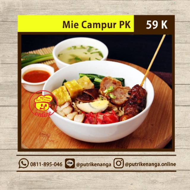 

Mie Campur Babi Putri Kenanga
