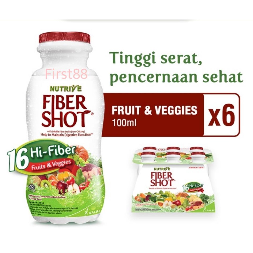 NUTRIVE FIBERSHOT Fruits Veggie 6x100ml