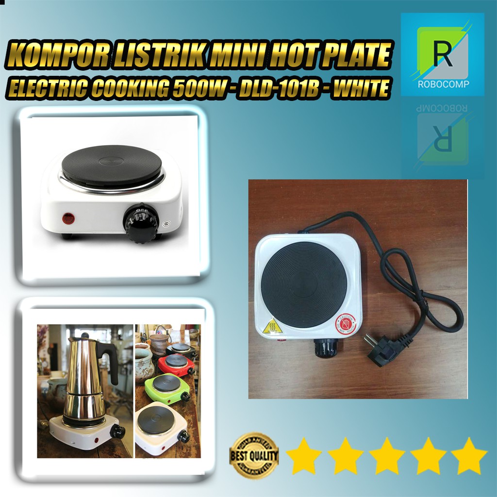 Kompor Listrik Mini Hot Plate Electric Cooking 500W Adoolla