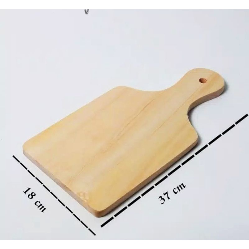 Talenan kayu 37x18 cm untuk sayuran bumbu food grade