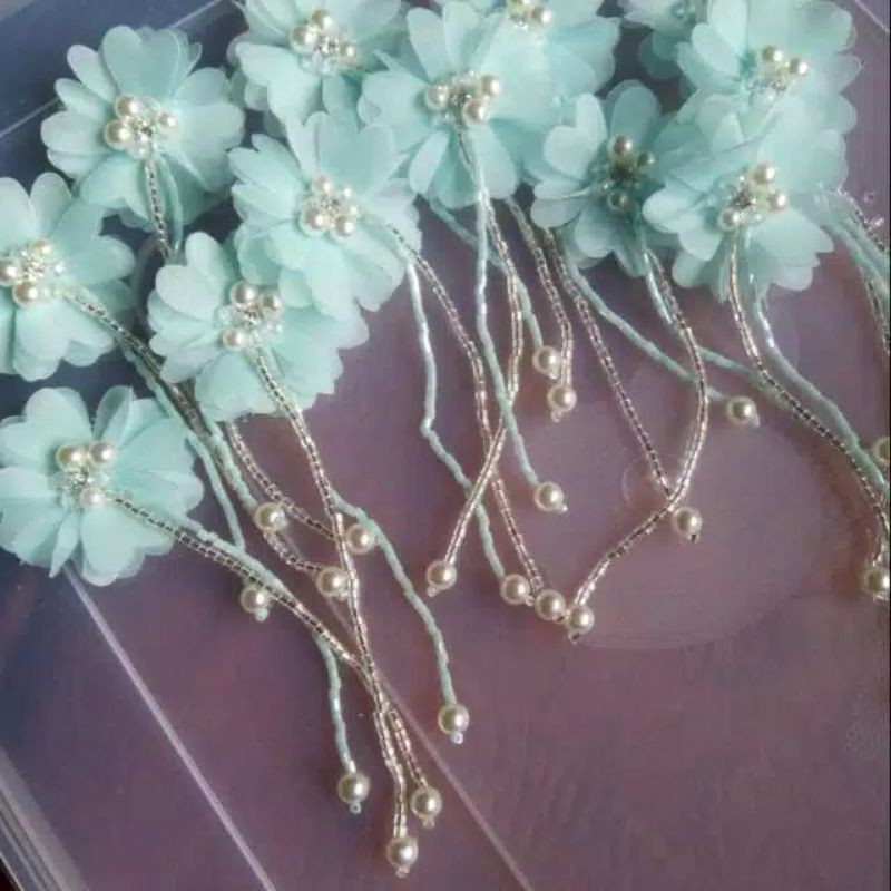 BUNGA ORGANZA SOLDER PAYET JUNTAI