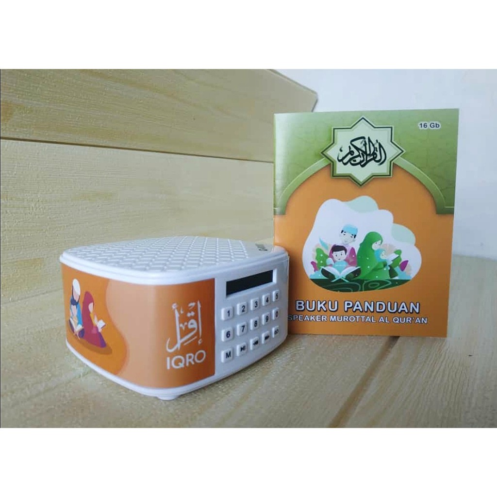 SPEAKER MUROTTAL SPIKER MUROTAL AL QURAN  BLUETOOTH Plus Chip 16GB Q600-Orange