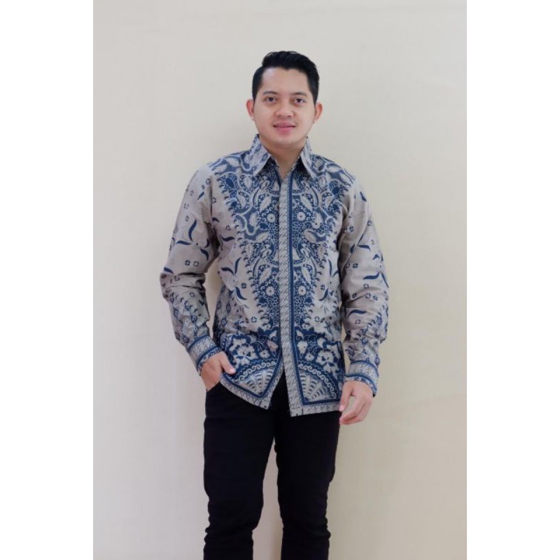 kemeja batik solo premium