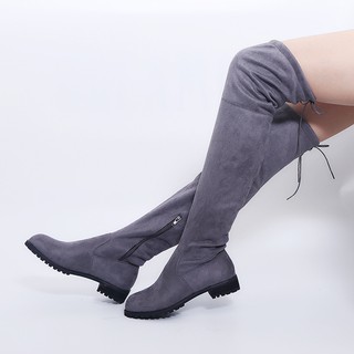 womens suede knee high boots