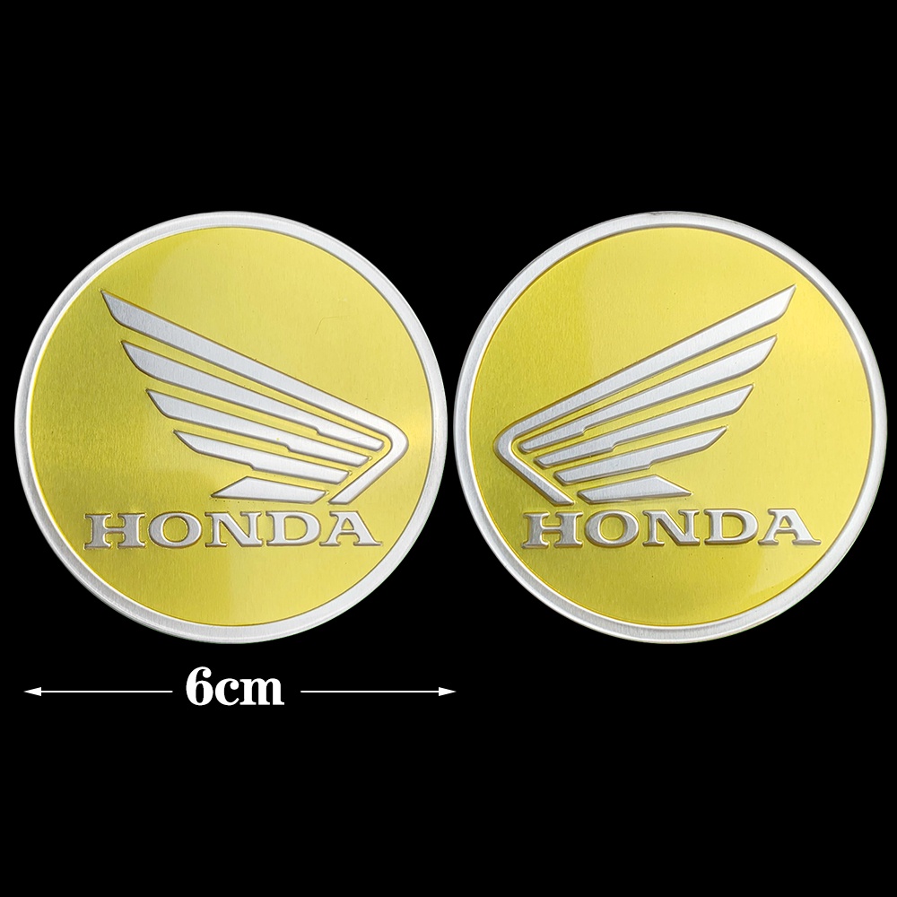 2pcs Stiker Logo Honda Bahan ABS 3D Untuk Honda CBR600 190 400 1000RR Fuel Tank Sticker CBR Sayap Label Emblem