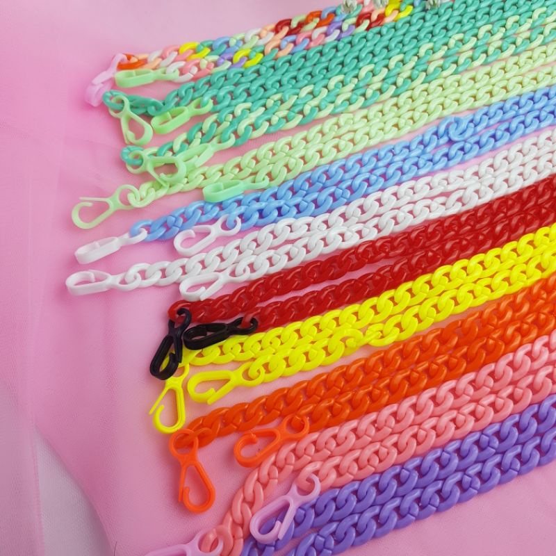 strap masker kalung masker rantai konektor masker tali maskerpanjang 58 cmPriceRp. 12.500 / pcs
#mbc