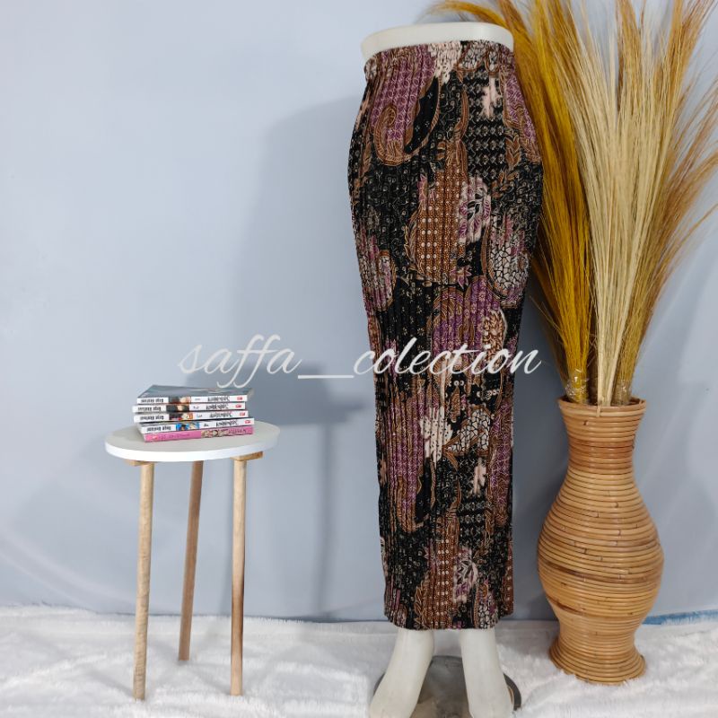 rok plisket batik/rok prisket batik/rok