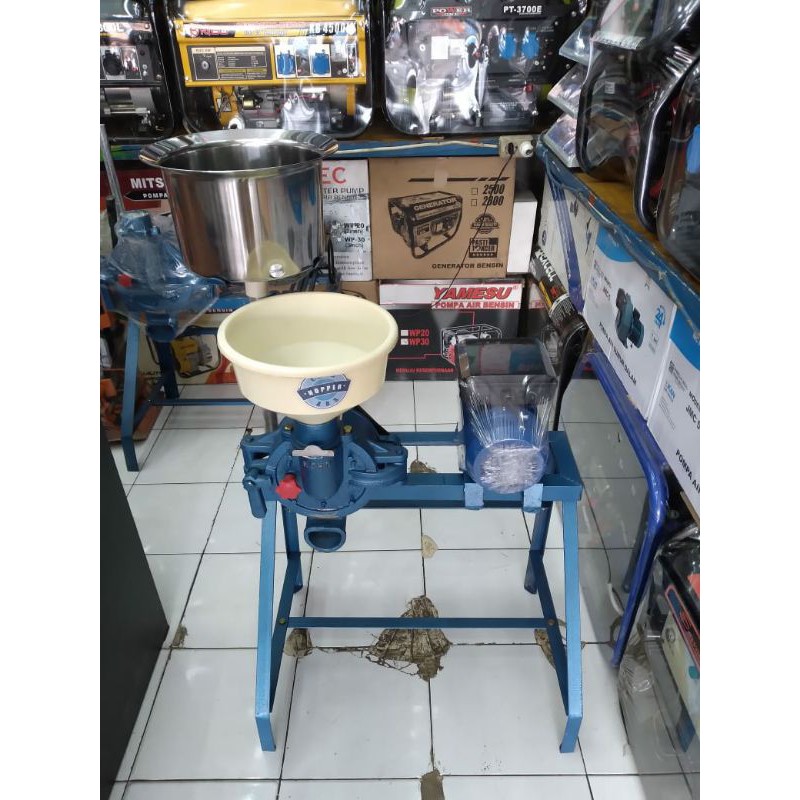 Mesin Giling Tahu / Tempe 6" + Dinamo 1Hp