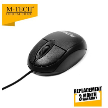 Mouse m-tech wired usb 2.0 1000dpi optical standard T1 - mice kabel mtech usb2.0 T-1