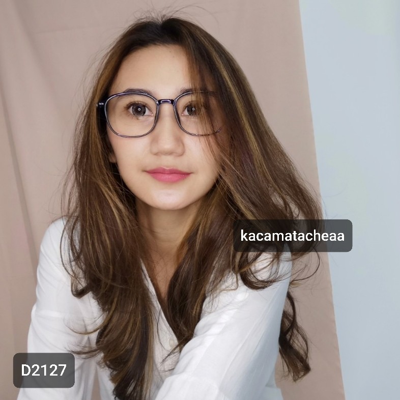 KACAMATA SEGI KOTAK LENTUR KOREA KACA MATA PRIA WANITA 2127