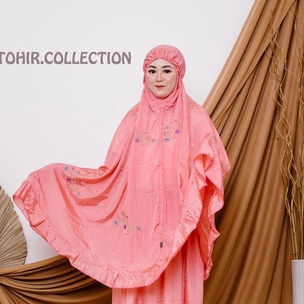 Tebal Bordir Traveling Dewasa Parasut Premium Jumbo Parasit Mukena Muk Monithaderisya