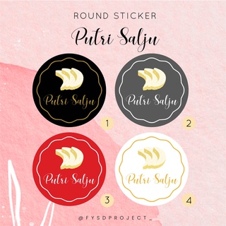 Jual Stiker Putri Salju / Stiker Kue Lebaran / Label Putri Salju ...