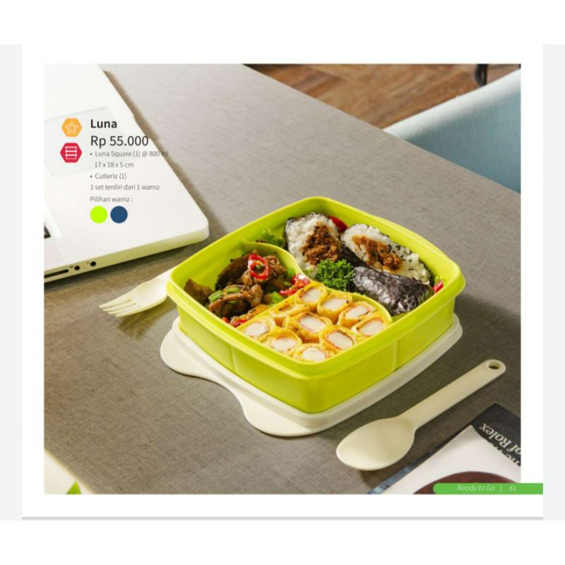 Moorlife Luna/Kotak Makan/ Lunch Box/Hampers