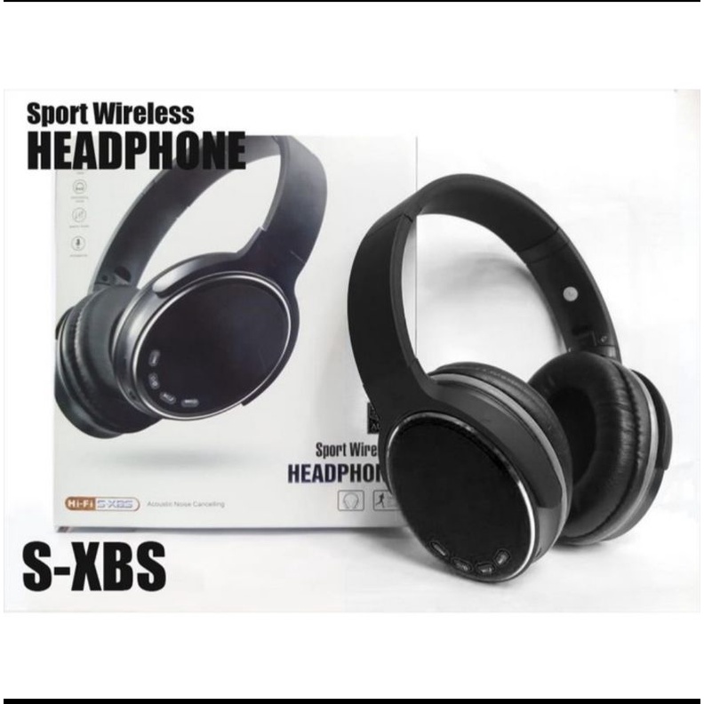 SILVER TECH HEADPHONE ALS - 801 S XBS Wireless On-Ear Headphones Bluetooth Headphone