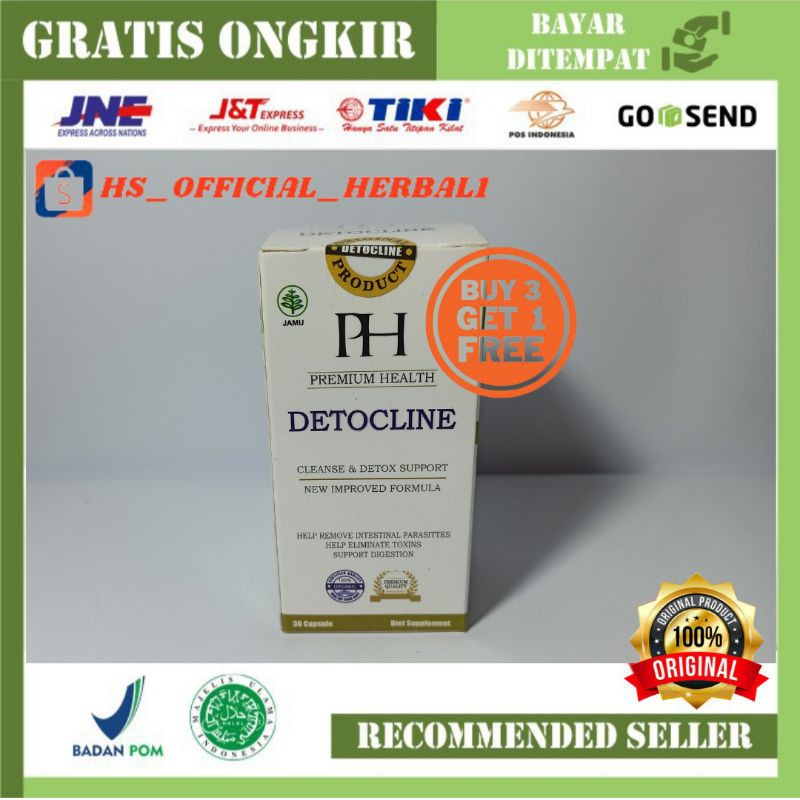 DETOCLINE herbal anti parasit 100% ORIGINAL herbal BPOM aman berkhasiat dan berkualitas