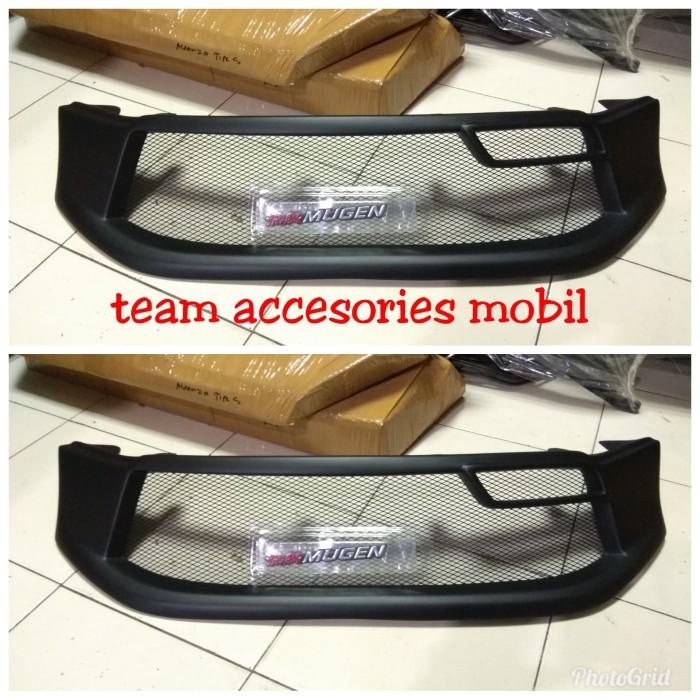 grill brio RS tahun 2016 model jaring plus emblem mugen