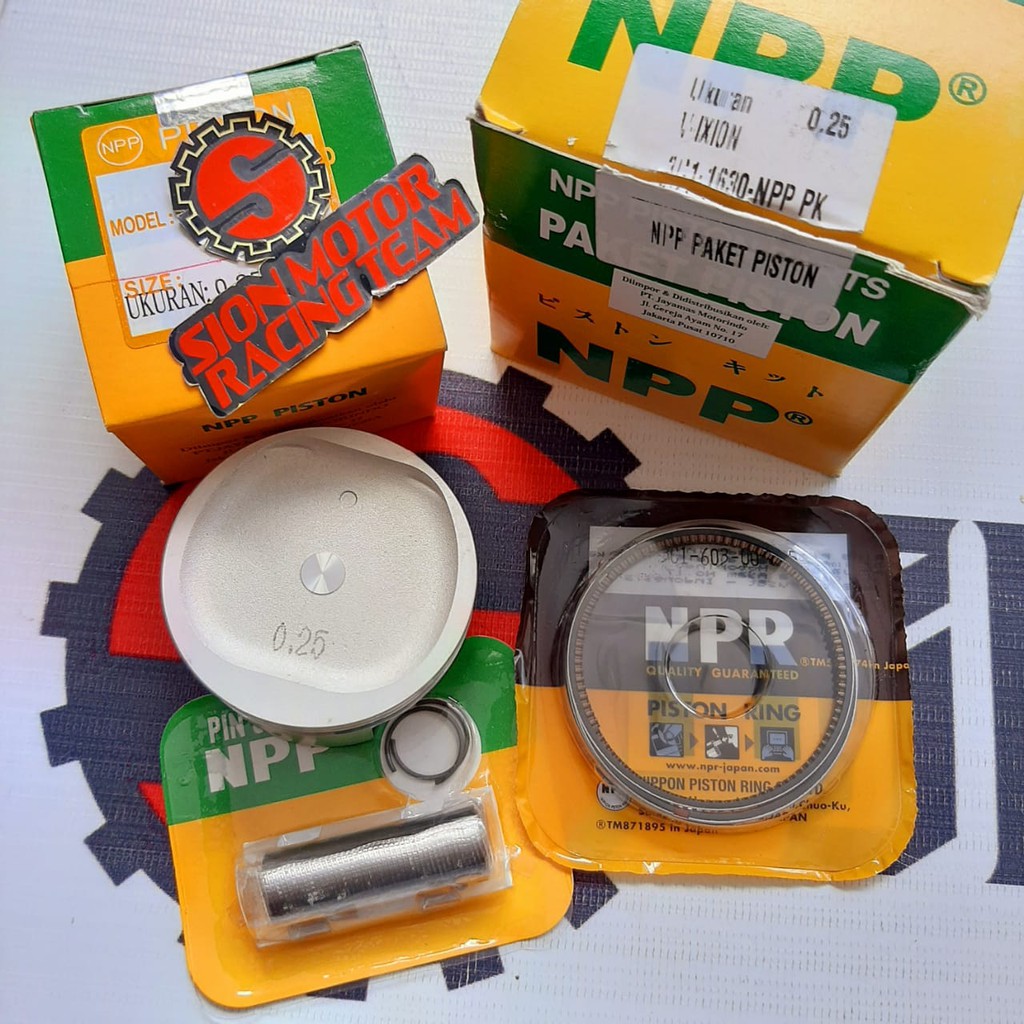 Seher Set / Piston Kit Yamaha Vixion Old Oversize 0.25 NPP Japan