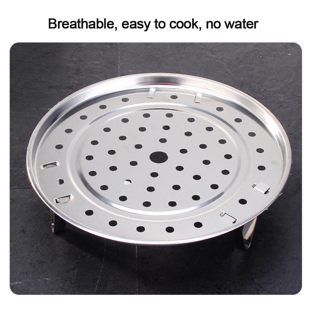 TOP Rak Steamer Nampan Stainless Steel Tahan Lama Stand Pot Steaming